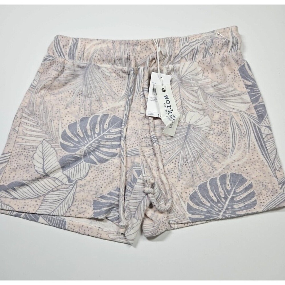 Workshop Republic Juniors Soft Pull-On Tropical Print Lounge Shorts Size XS -NWT